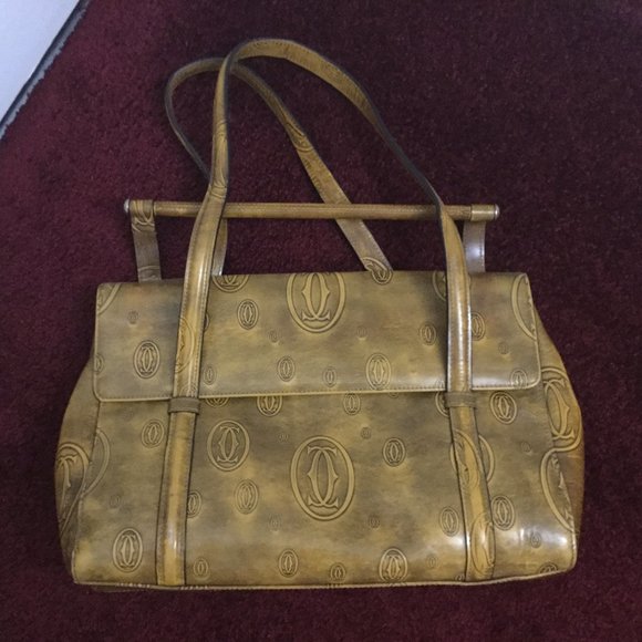Cartier Bags Vintage Cartier Happy Birthday Leather Bag Poshmark